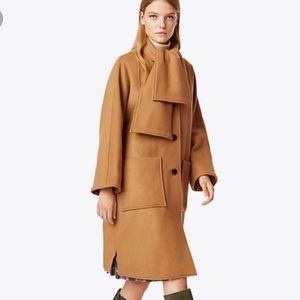 Tory Burch Camel Chelsea Coat